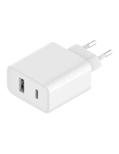 Cargador de Pared Xiaomi Mi 33W Wall Charger/ 1xUSB Tipo-C/ 1xUSB A/ 33W