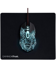 Pack Gaming Trust Gaming 24752/ Ratón Óptico + Alfombrilla