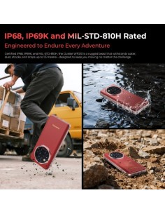 Oukitel WP210 5G 12GB 512GB Rojo Rugged AMOLED 120Hz 8800mAh 2